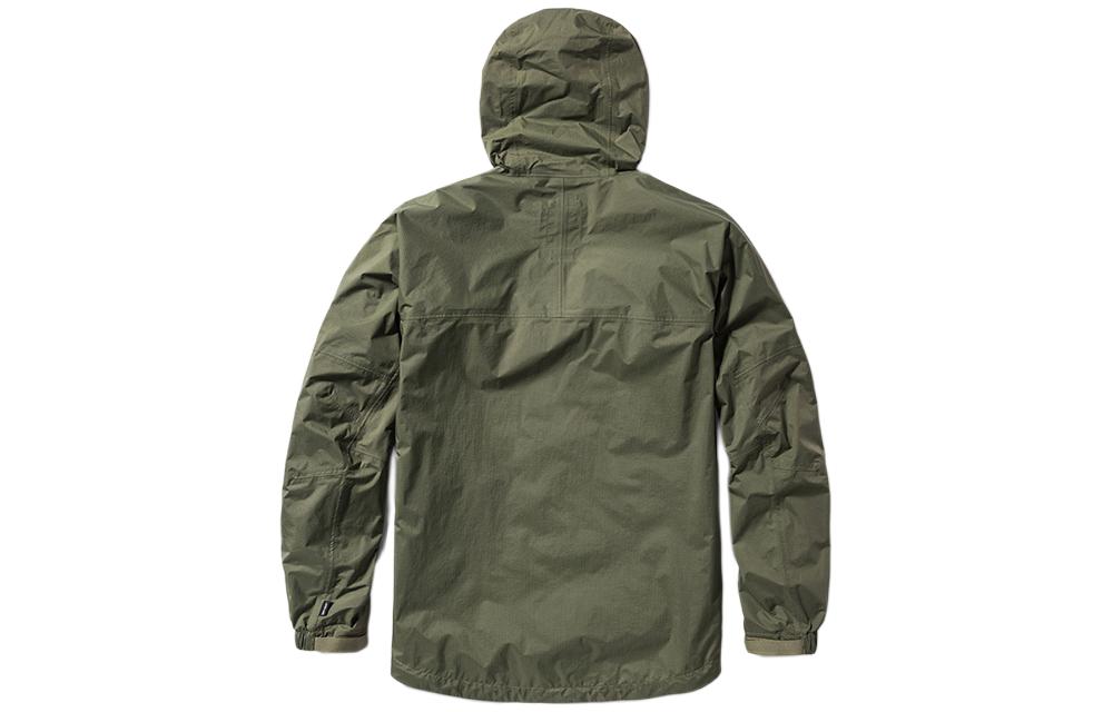 Lookbook Timberland 防水可收納連帽外套 卡塞爾綠 A41TF-590