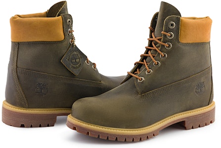 ティンバーランド プレミアム 6インチ 防水ブーツ (オリーブ/イエロー) A6291 Purchase ティンバーランド プレミアム 6インチ 防水ブーツ (オリーブ/イエロー) A6291