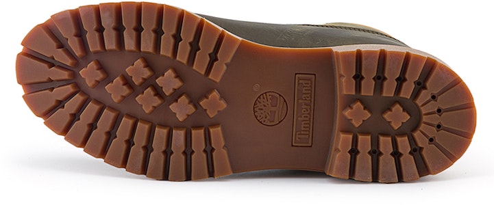 ティンバーランド プレミアム 6インチ 防水ブーツ (オリーブ/イエロー) A6291 Details for ティンバーランド プレミアム 6インチ 防水ブーツ (オリーブ/イエロー) A6291