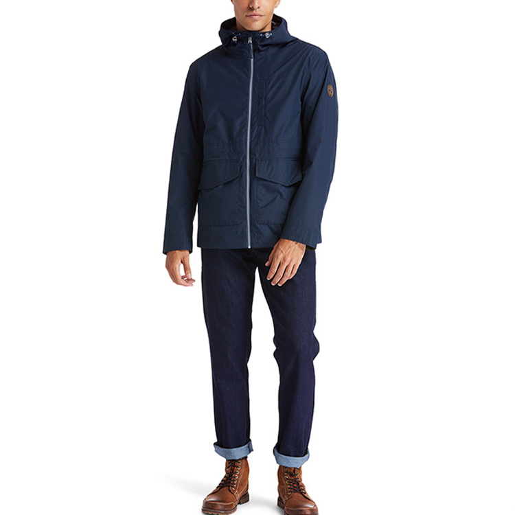 Shop 添柏岚防水纯蓝连帽夹克 休闲透气外套 A2EQT-433