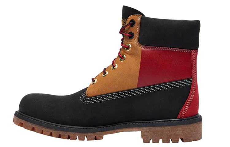 Timberland Waterproof Utility Boots 'Black Red' A29NW001