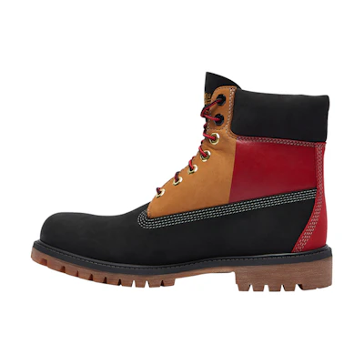 Timberland Waterproof Utility Boots 'Black Red'
