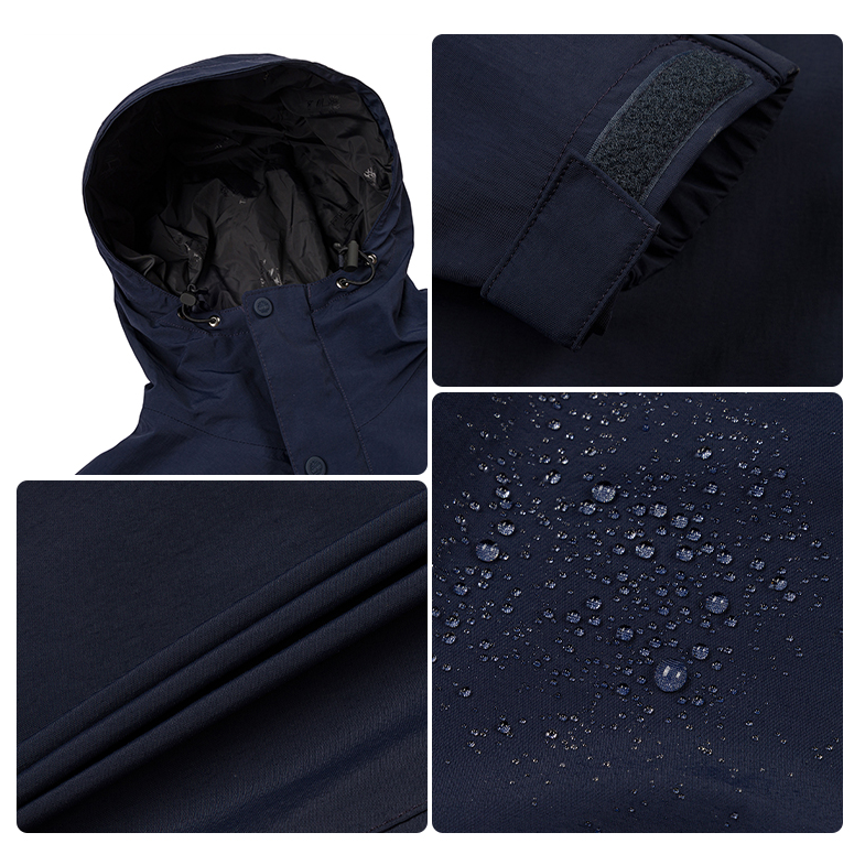 Details for 添柏岚防水防风户外登山夹克 深海军蓝 A68XF-433