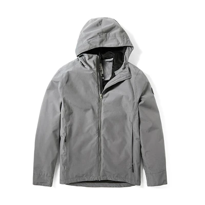 Timberland Waterproof Zip Hoodie Jacket Rock Gray A29XA033