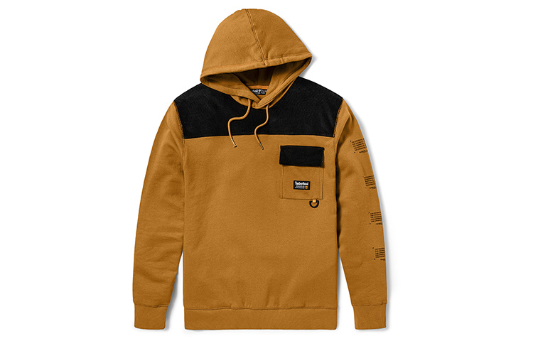 Timberland Wheat Colorblock Fleece Pullover Hoodie A25GX-P47