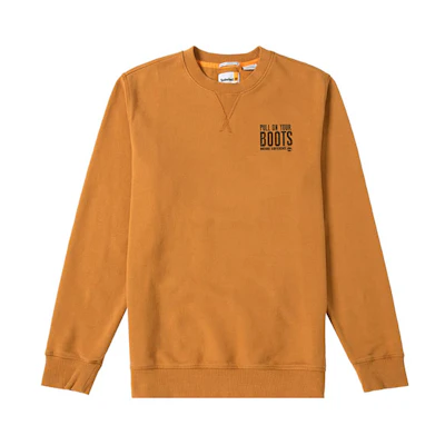 Timberland Wheat Crewneck Sweatshirt Casual Letter Print Pullover A699D-P47