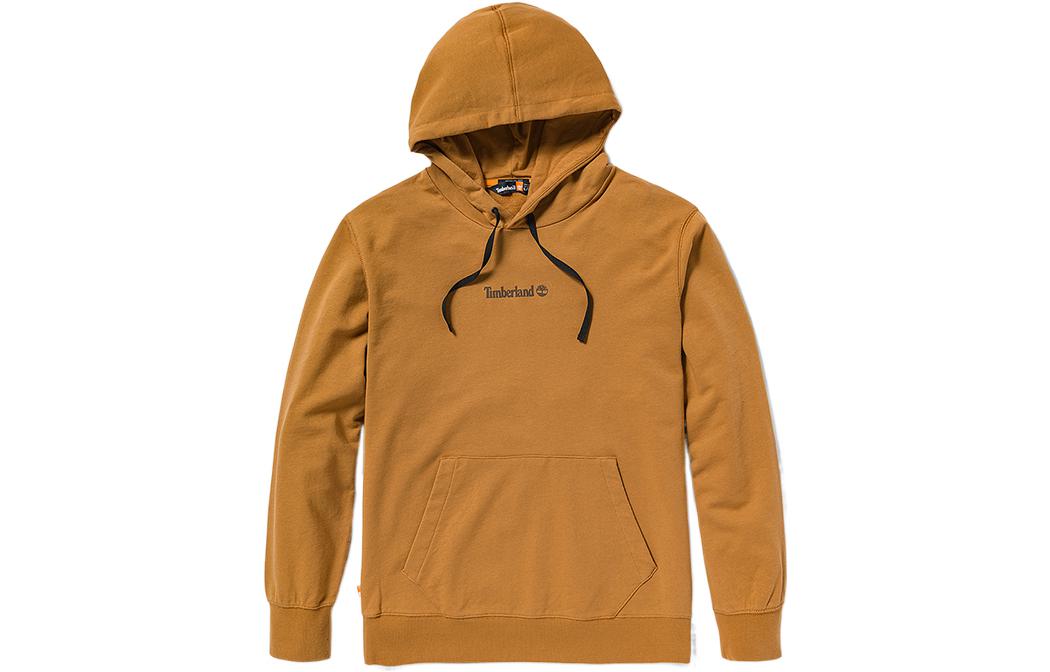 Timberland Wheat Hoodie Unisex with Logo Print Casual Style A6QFH-P47