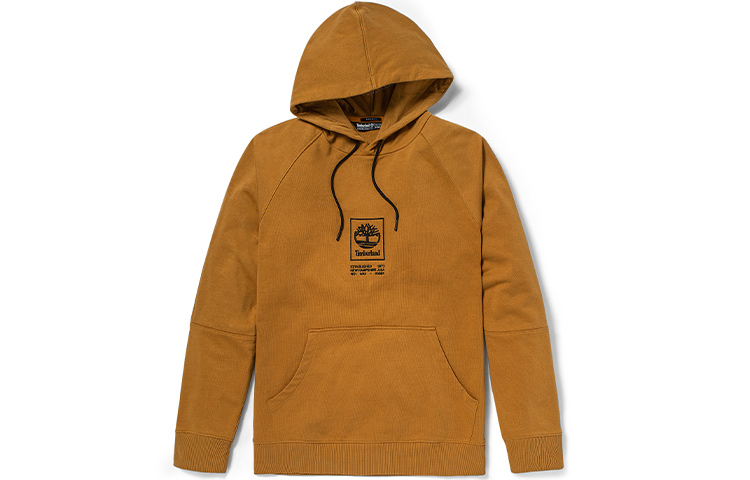 Timberland Wheat Hoodie with Tree Embroidery A2D3U-P47