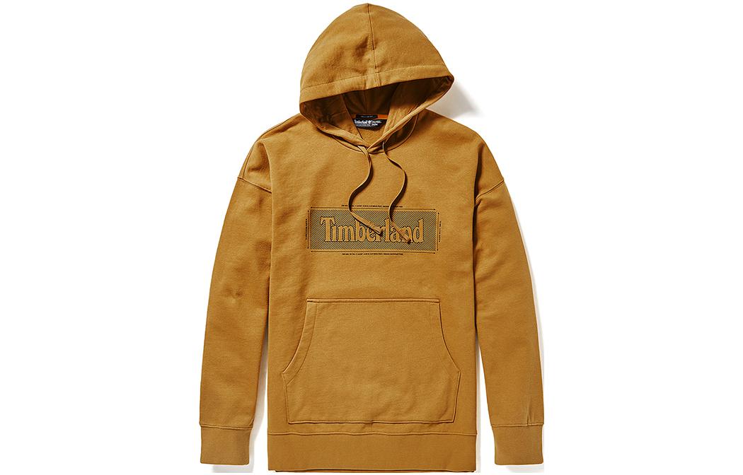 Timberland Wheat Letter Graphic Print Knit Pullover Long-Sleeve Sweatshirt TB0A2A1F