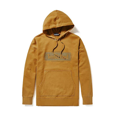 Timberland Wheat Letter Graphic Print Knit Pullover Long-Sleeve Sweatshirt TB0A2A1F