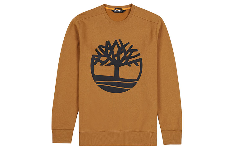 Timberland Wheat Logo Crewneck Pullover Sweatshirt A2BJ8-P57