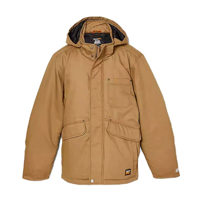 Timberland Wheat Multi-Pocket Jacket with Detachable Hood A237T-D02