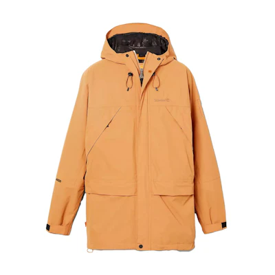 Timberland Wheat Waterproof Logo Hoodie Jacket A67V1-P47