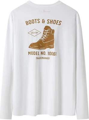 Timberland 白色戶外休閒背字母印花運動衫 A29FC-100 Buy Timberland 白色戶外休閒背字母印花運動衫 A29FC-100