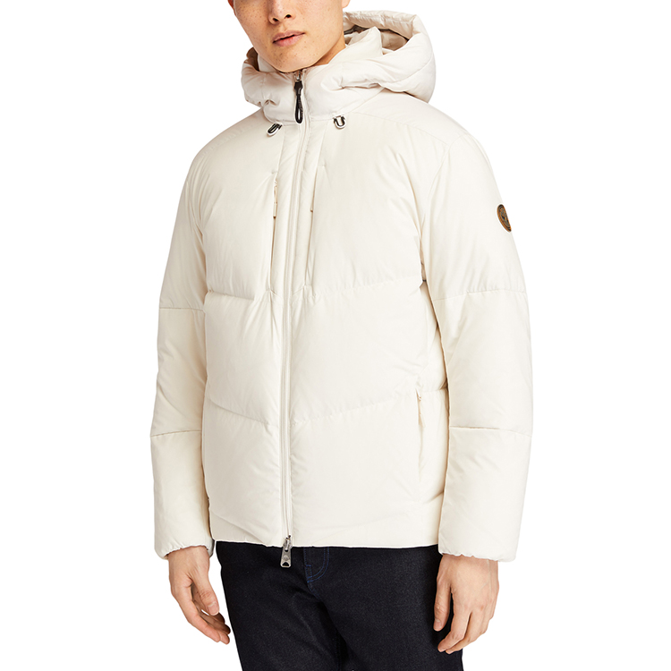Details for Timberland White Sand Hooded Puffer Jacket Winter Coat. A2G9G-BH7