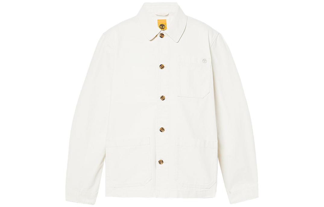 Timberland White Washed Canvas Collar Jacket A5TH3-CM9