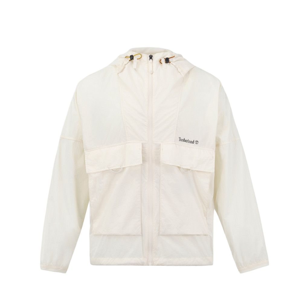 Timberland White Waterproof Outdoor Work Jacket with Multiple Pockets A41VF-CM9