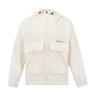 Timberland White Waterproof Outdoor Work Jacket with Multiple Pockets A41VF-CM9