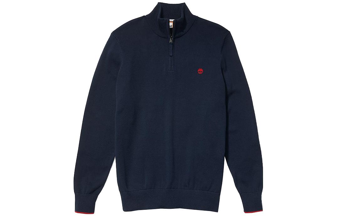 Timberland Williams River Half-Zip Pullover Sweatshirt Navy Blue A2BSW-433