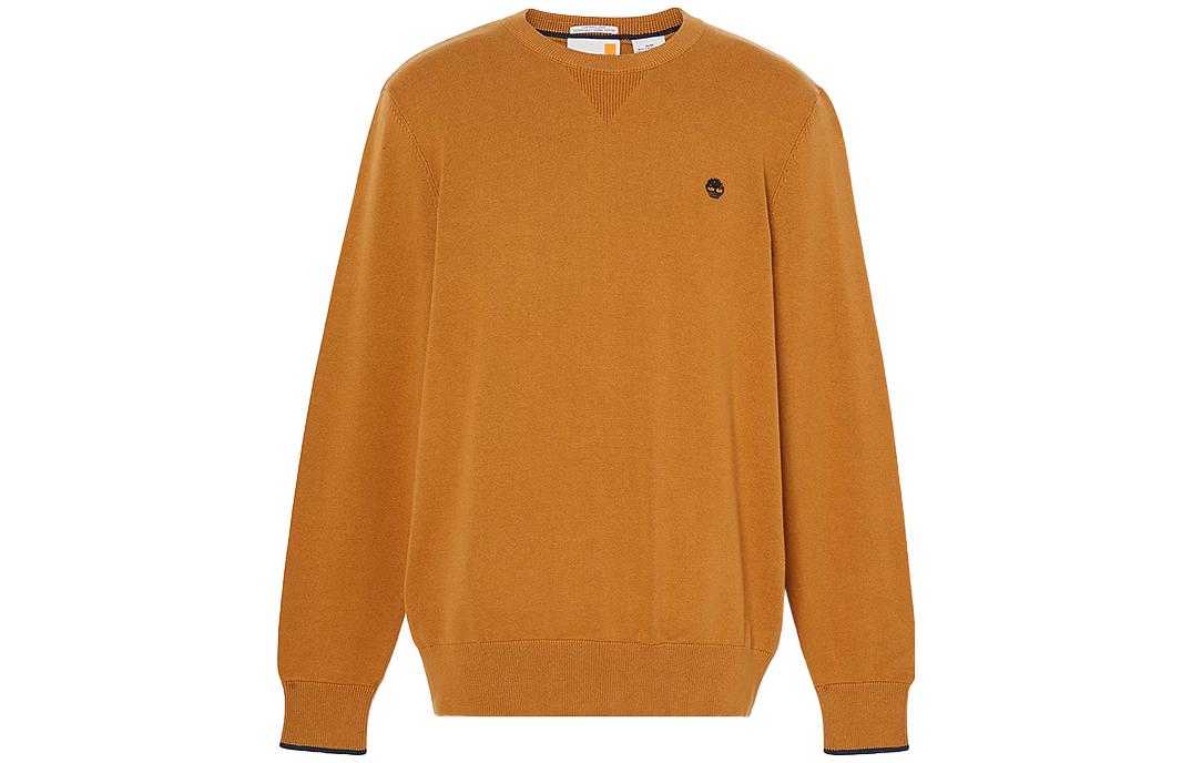 Timberland Williams River Logo Print Crewneck Sweatshirt Orange A2BSC-P47