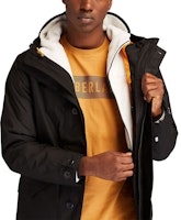 添柏岚冬季防水三合一连帽抓绒内衬夹克黑色 A448C-001 4