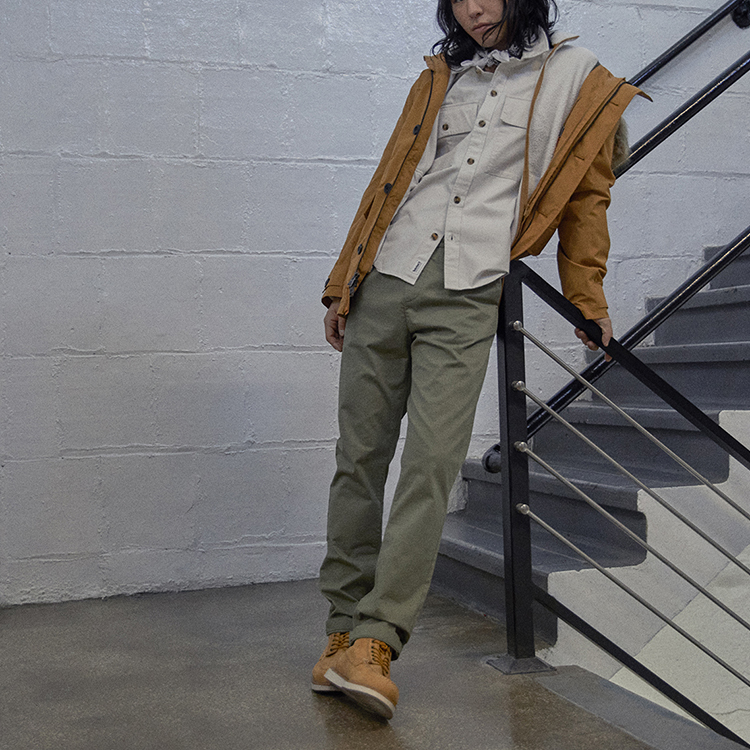 Sizing Timberland Winter Wheat 3-in-1 Outdoor Jacket with Removable Fur Trim. A22VQ-P47