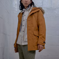 Cheap Timberland Winter Wheat 3-in-1 Outdoor Jacket with Removable Fur Trim. A22VQ-P47