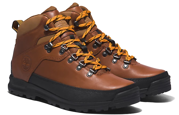 Shop 添柏岚 World Hiker 棕黑色户外徒步鞋 A44CBDE1