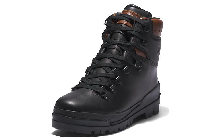 Lookbook Timberland World Hiker Mid 'Hitam Coklat' A5MUY001