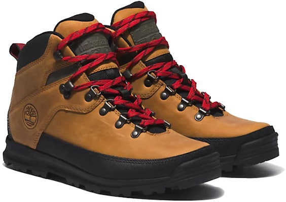Timberland World Hiker Mid 'Brown Black Red' A5RF7231 Shop Timberland World Hiker Mid 'Brown Black Red' A5RF7231