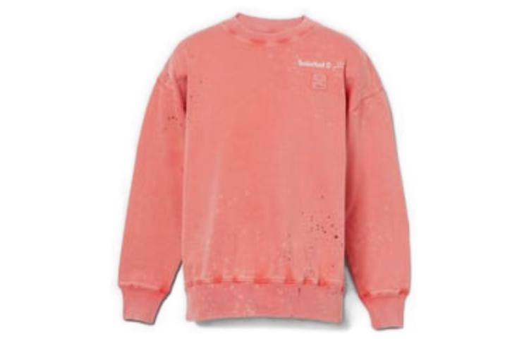 Timberland A-Cold-Wall* Pink Logo Crewneck Sweatshirt Unisex Loose Fit A6PGW852