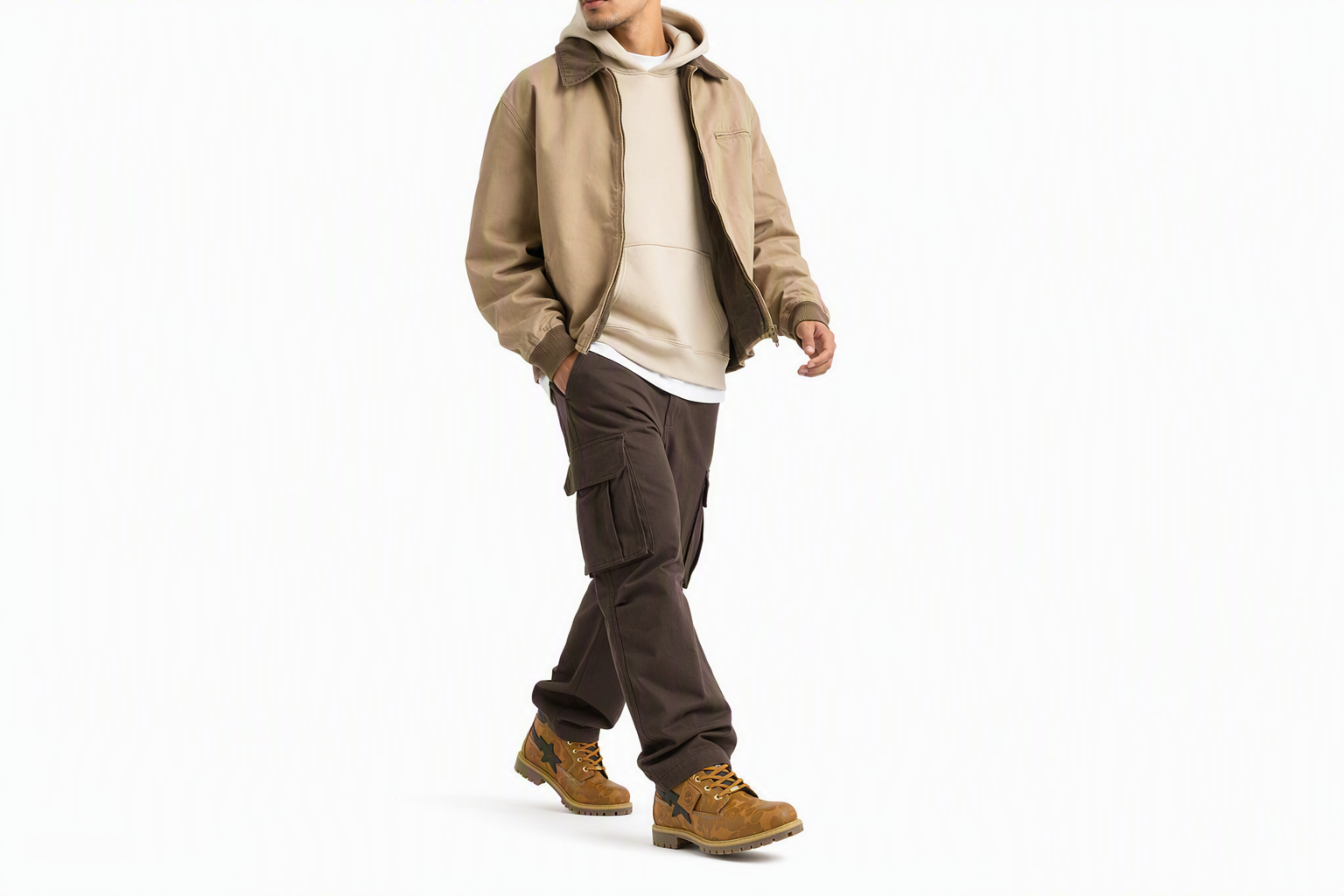 Order Timberland x BAPE耐尔森高级防水切尔卡靴“麦色和巧克力色” A2QBXW