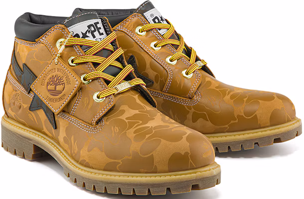 Timberland x BAPE耐尔森高级防水切尔卡靴“麦色和巧克力色” A2QBXW Shop Timberland x BAPE耐尔森高级防水切尔卡靴“麦色和巧克力色” A2QBXW