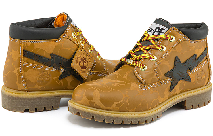 Details for Timberland x BAPE耐尔森高级防水切尔卡靴“麦色和巧克力色” A2QBXW