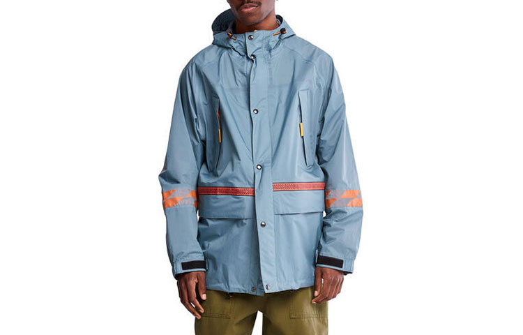 Timberland Bee Line Double-Layer Zip Hoodie Jacket Blue (Unisex) A5YW1-288