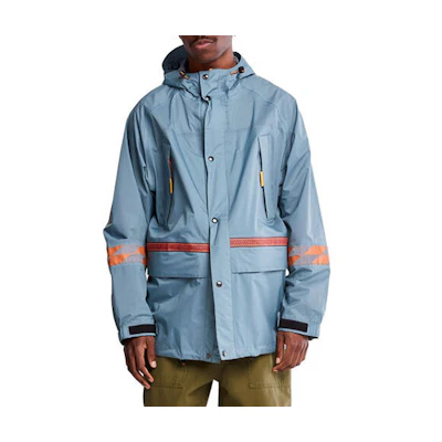 Timberland Bee Line Double-Layer Zip Hoodie Jacket Blue (Unisex) A5YW1-288