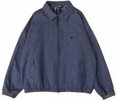 Timberland x C.F. Stead SS24 Indigo Suede Plaid Harrington Jacket Unisex. A64CU Timberland x C.F. Stead SS24 Indigo Suede Plaid Harrington Jacket Unisex. A64CU