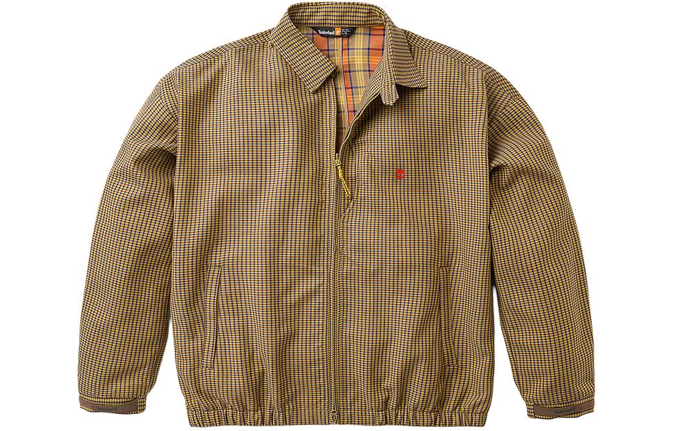 Sizing 添柏岚 x C.F. Stead SS24 靛蓝麂皮格纹哈灵顿夹克 男女通用 A64CU