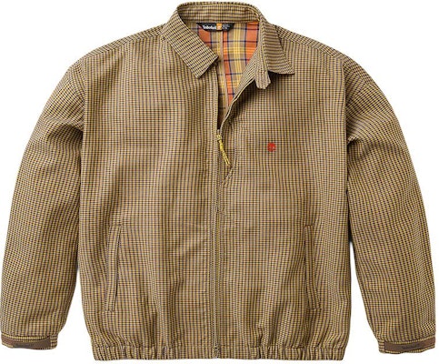 Timberland x C.F. Stead SS24 Indigo Suede Plaid Harrington Jacket Unisex. A64CU Sizing Timberland x C.F. Stead SS24 Indigo Suede Plaid Harrington Jacket Unisex. A64CU