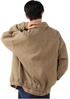 Timberland x C.F. Stead SS24 靛藍麂皮格紋哈靈頓外套 男女通用款 A64CU 1