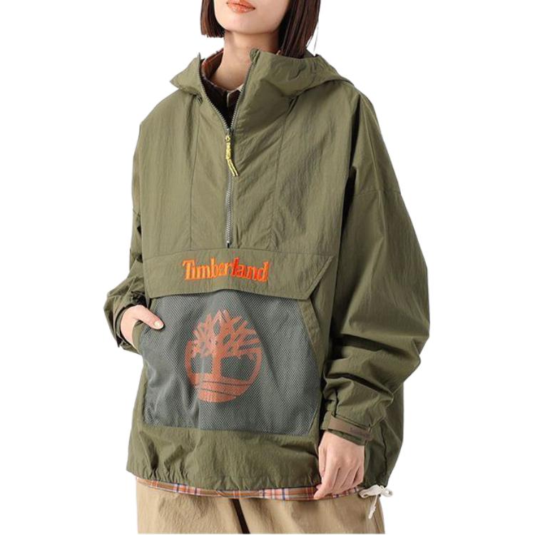 Cheap Timberland x C F Stead SS24 Jaket Indigo Suede Half-Zip Windbreaker Unisex A64DF