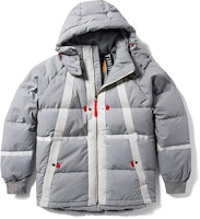 Timberland x Christopher Raeburn Future73 Puffer Jacket Grey Detachable Hood A6S7S-DZ8 Timberland x Christopher Raeburn Future73 Puffer Jacket Grey Detachable Hood A6S7S-DZ8
