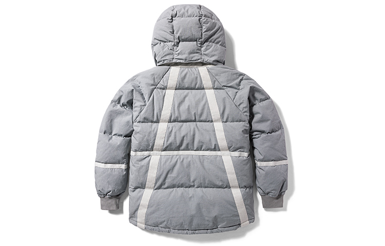 Lookbook Timberland x Christopher Raeburn Future73 灰色连帽羽绒夹克 可拆卸帽 A6S7S-DZ8