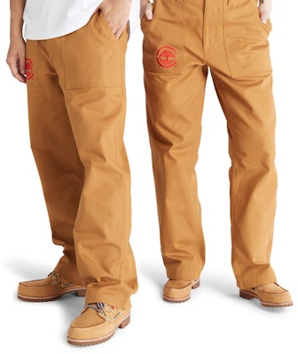 Timberland x CLOT Collaboration Embroidered Geometric Pattern Brown Pants Unisex A63K5-P47 Shop Timberland x CLOT Collaboration Embroidered Geometric Pattern Brown Pants Unisex A63K5-P47