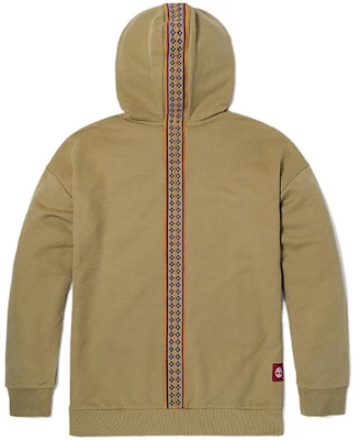 Timberland x CLOT 刺绣男女同款复古卡其色卫衣 A63KR-918 Lookbook Timberland x CLOT 刺绣男女同款复古卡其色卫衣 A63KR-918