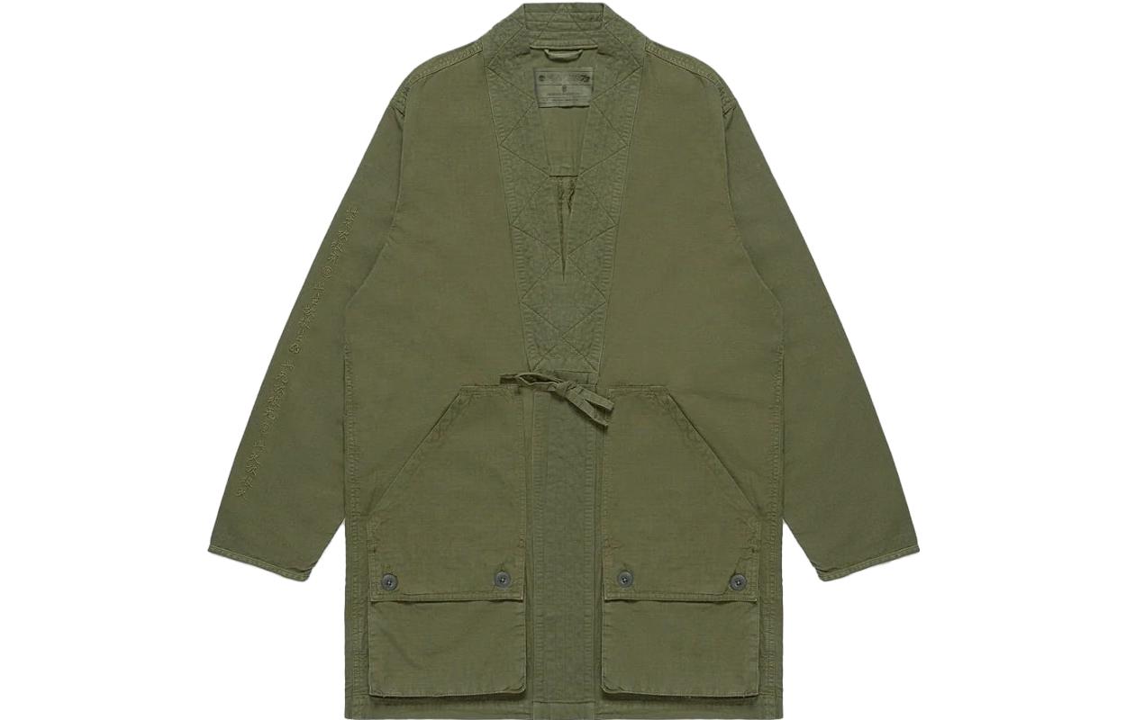 Order 팀버랜드 x 클롯 롱 멀티포켓 유틸리티 재킷 그레이프 리프 색상 A6N39-A58