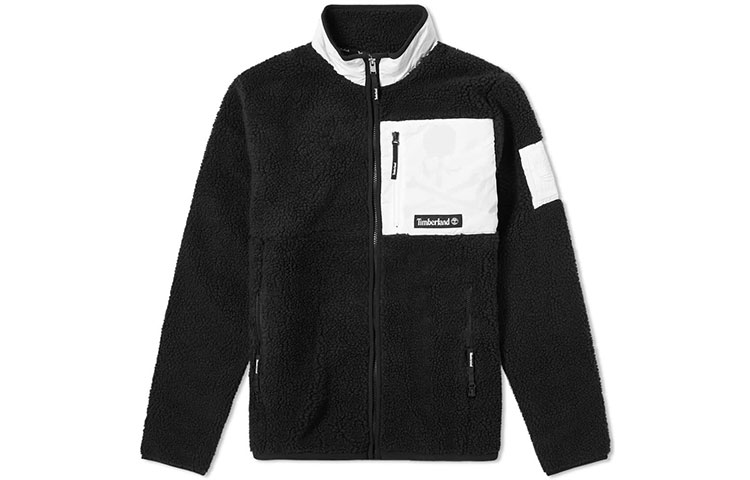 Order Timberland x MASTERMIND WORLD Jaket Fleece Hitam Kolaborasi Musim Sejuk. A28ZA-N92