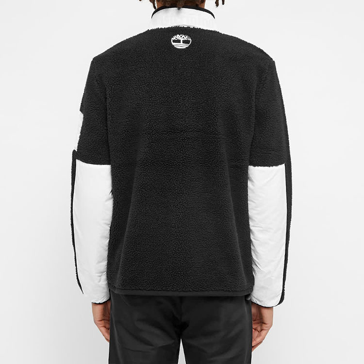 Purchase Timberland x MASTERMIND WORLD Jaket Fleece Hitam Kolaborasi Musim Sejuk. A28ZA-N92