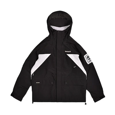Timberland MASTERMIND WORLD Reflective Logo Windbreaker Jacket Black Unisex. TB0A2-8YC