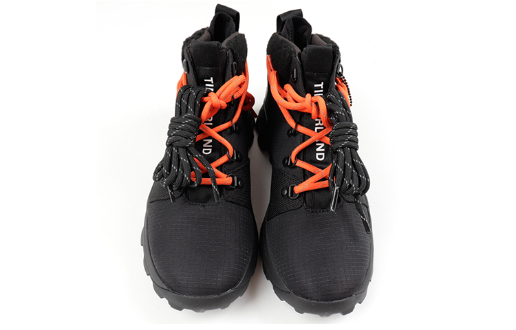 Lookbook Timberland x Raeburn Brooklyn Mid Stoff-Sneaker ''Schwarzes Canvas'' TB0A283A